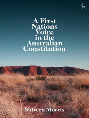 cover image of A First Nations Voice in the Australian Constitution